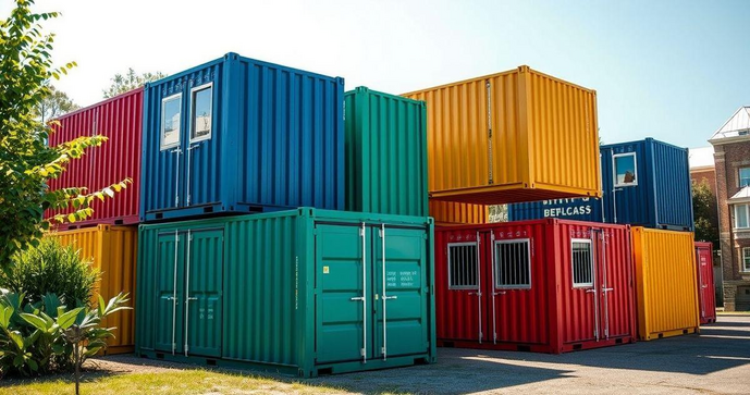 Containers modulares são a solução ideal para construção rápida e sustentável Containers modulares são a solução ideal para construção rápida e sustentável
